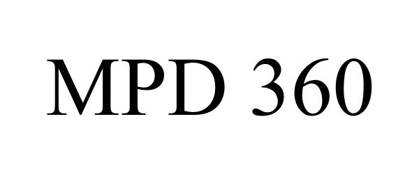 Trademark Logo MPD 360