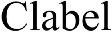 Trademark Logo CLABEL