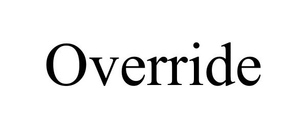 Trademark Logo OVERRIDE