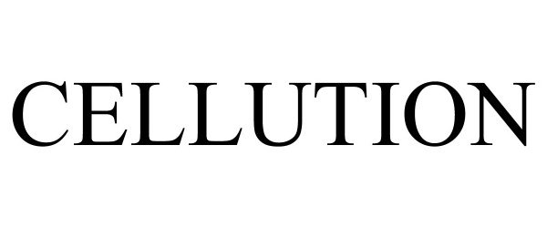 Trademark Logo CELLUTION