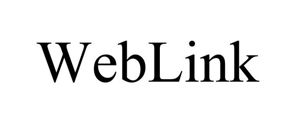 Trademark Logo WEBLINK