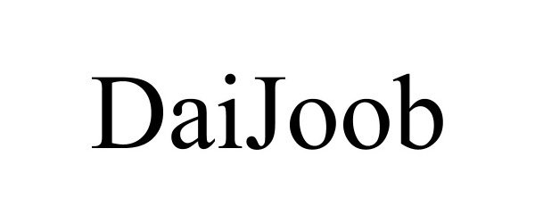 Trademark Logo DAIJOOB
