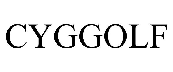 Trademark Logo CYGGOLF