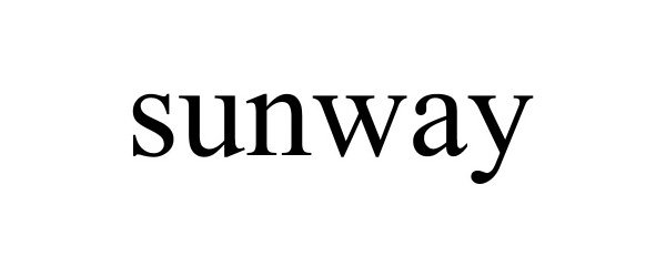 Trademark Logo SUNWAY