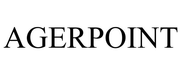 Trademark Logo AGERPOINT