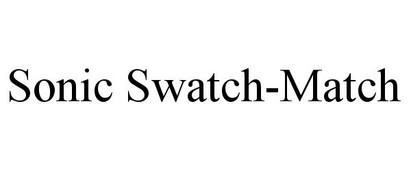  SONIC SWATCH-MATCH