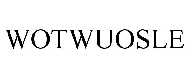 Trademark Logo WOTWUOSLE