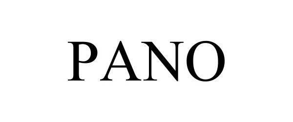 Trademark Logo PANO
