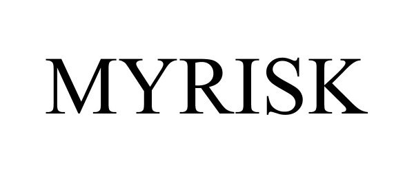 Trademark Logo MYRISK