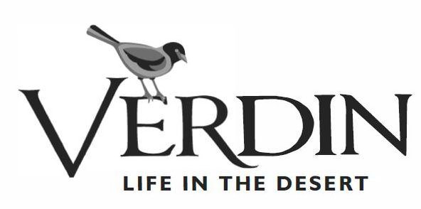 Trademark Logo VERDIN LIFE IN THE DESERT