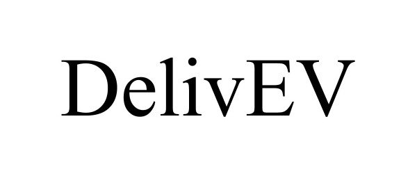 Trademark Logo DELIVEV