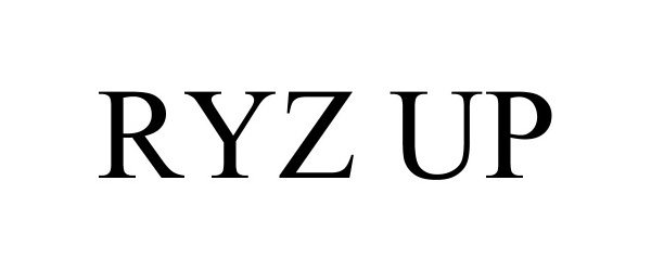 Trademark Logo RYZ UP