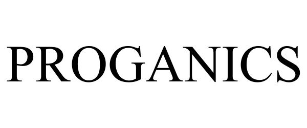 Trademark Logo PROGANICS