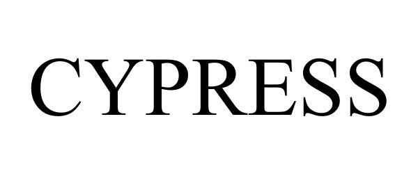 Trademark Logo CYPRESS