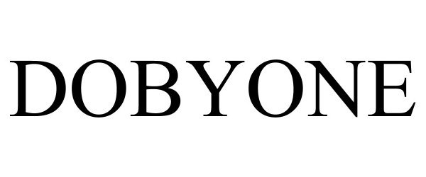 Trademark Logo DOBYONE