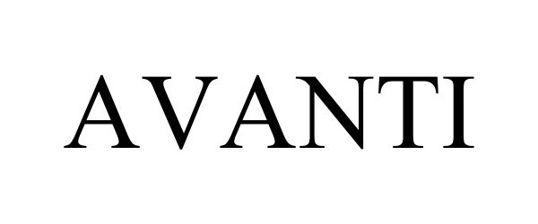 Trademark Logo AVANTI