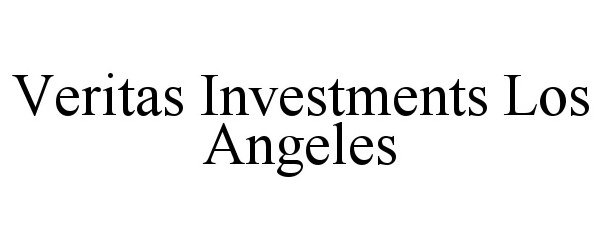 Trademark Logo VERITAS INVESTMENTS LOS ANGELES