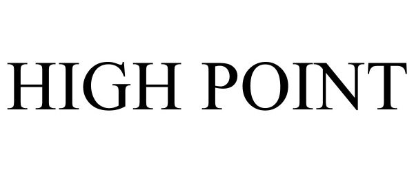 Trademark Logo HIGH POINT