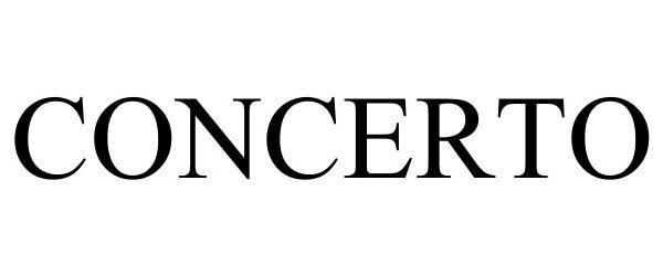 Trademark Logo CONCERTO