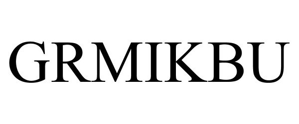 Trademark Logo GRMIKBU