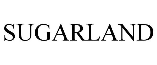 Trademark Logo SUGARLAND