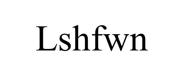 Trademark Logo LSHFWN