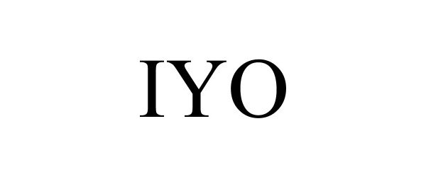 Trademark Logo IYO