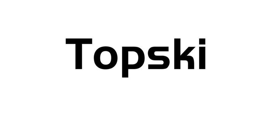 Trademark Logo TOPSKI