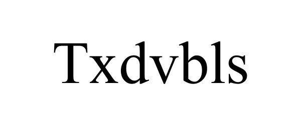 Trademark Logo TXDVBLS