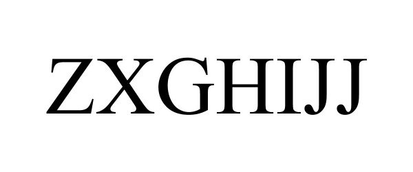 Trademark Logo ZXGHIJJ