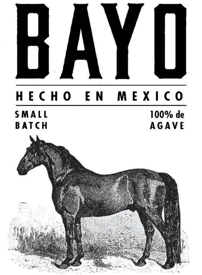 Trademark Logo BAYO HECHO EN MEXICO SMALL BATCH 100% DE AGAVE