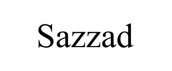 Trademark Logo SAZZAD