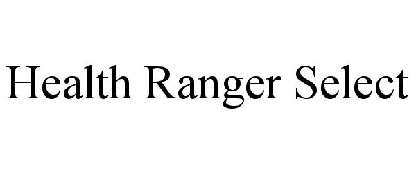 Trademark Logo HEALTH RANGER SELECT