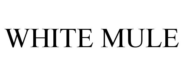  WHITE MULE