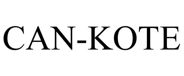 Trademark Logo CAN-KOTE