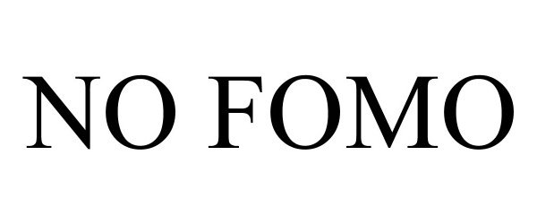 Trademark Logo NO FOMO