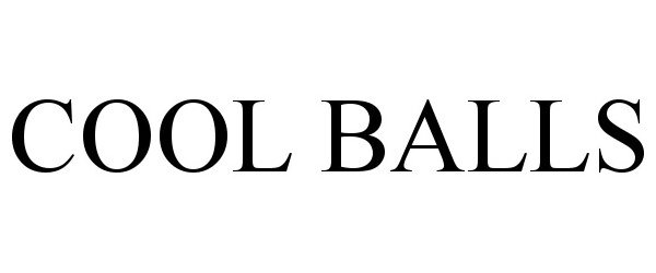 Trademark Logo COOL BALLS