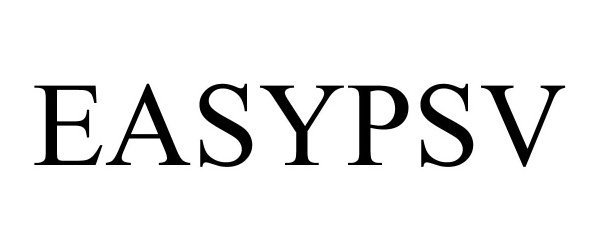 Trademark Logo EASYPSV