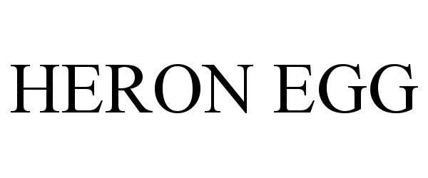 Trademark Logo HERON EGG