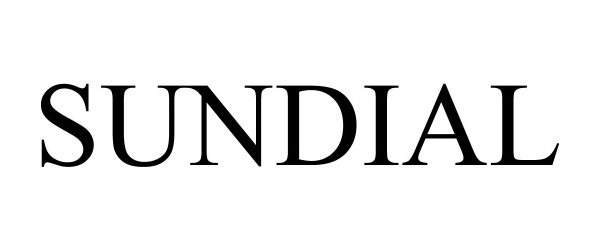 Trademark Logo SUNDIAL