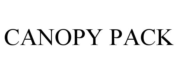 Trademark Logo CANOPY PACK