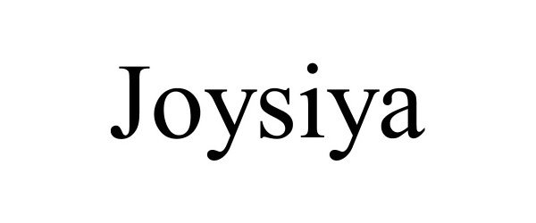 Trademark Logo JOYSIYA