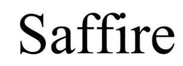 Trademark Logo SAFFIRE