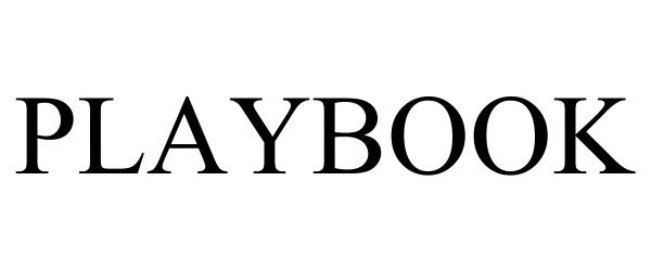Trademark Logo PLAYBOOK