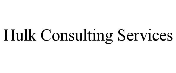  HULK CONSULTING SERVICES