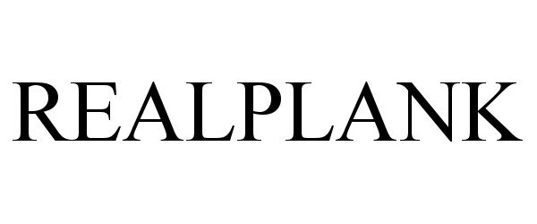 Trademark Logo REALPLANK