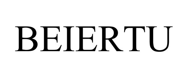 Trademark Logo BEIERTU