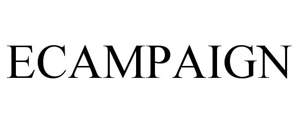 Trademark Logo ECAMPAIGN