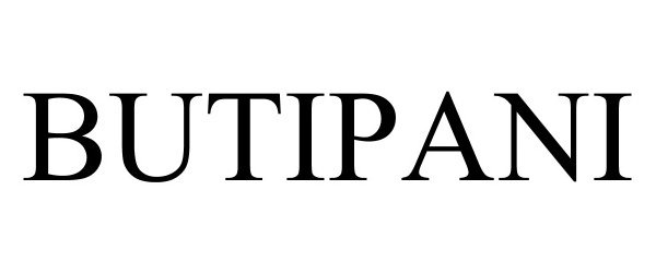 Trademark Logo BUTIPANI