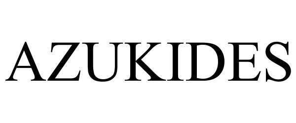 Trademark Logo AZUKIDES